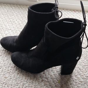 Christian Sirlano black chunk boots size 8.5